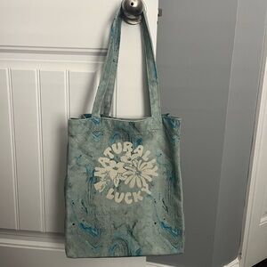 Naturally Lucky Blue Tote Bag